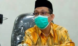 Ketua Umum LPTQ Kota Pontianak, Mulyadi saat diwawancarai terkait persiapan Kafilah Pontianak menghadapi MTQ XXVIII Kalbar