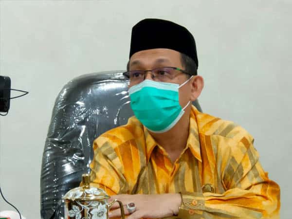 Ketua Umum LPTQ Kota Pontianak, Mulyadi saat diwawancarai terkait persiapan Kafilah Pontianak menghadapi MTQ XXVIII Kalbar