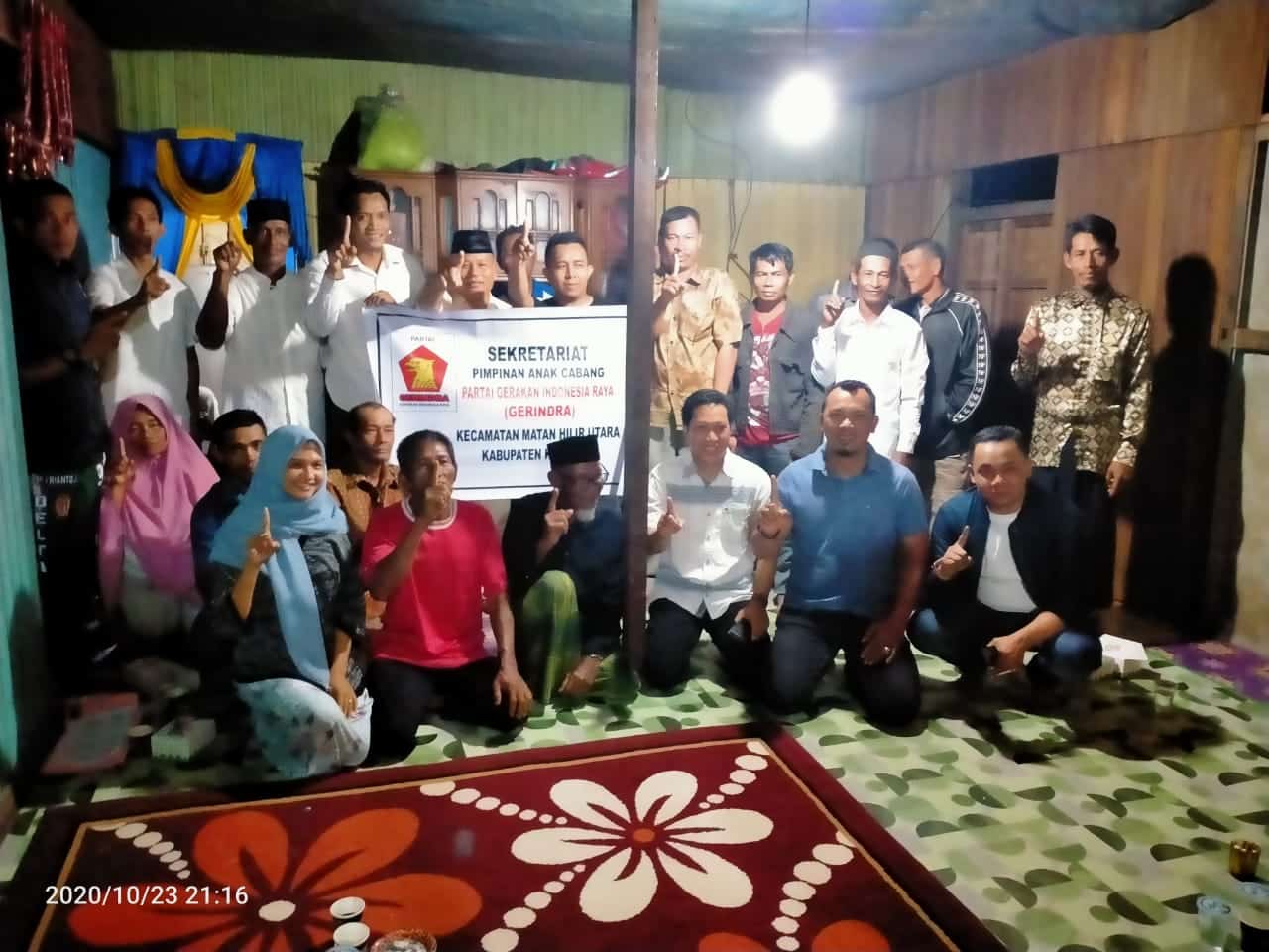 Konsolidasi di Tingkat Kecamatan, Gerindra Ketapang Rapatkan Barisan Untuk Kemenangan Iin Solinar-Rahmat Sutoyo 1
