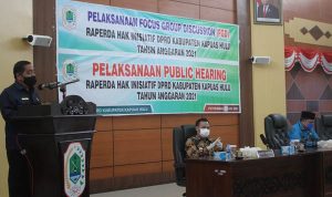 Wabup Wahyudi Hidayat Hadiri FGB dan Publik Hearing Raperda Inisiatif DPRD