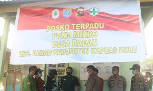Wabup Wahyudi Monitor PPKM Mikro di Badau