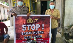 Cegah Karhutla, Polisi Imbau Warga Tak Buka Lahan Dengan Membakar