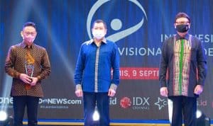 Wako Edi Kamtono Raih Penghargaan Indonesia Visionary Leader