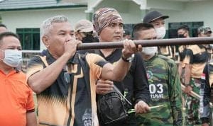 Buka Lomba Sumpit Dandim Cup, Bupati Martin: Senjata Tradisional Masyarakat Kalimantan