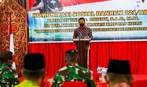 Kerjasama Pemkab Kapuas Hulu dan TNI Sangat Baik