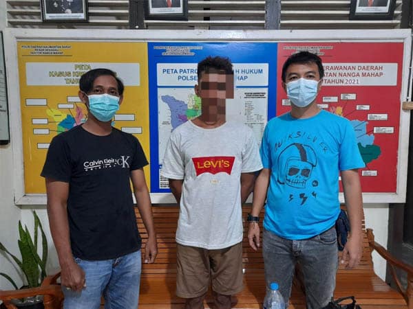 Polsek Nanga Mahap Amankan Pelaku Penggelapan Motor di Monterado Bengkayang