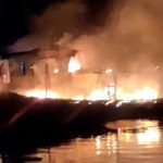 Kebakaran di Dermaga Sukabangun Ketapang Hanguskan Dua Unit Kapal Nelayan 13