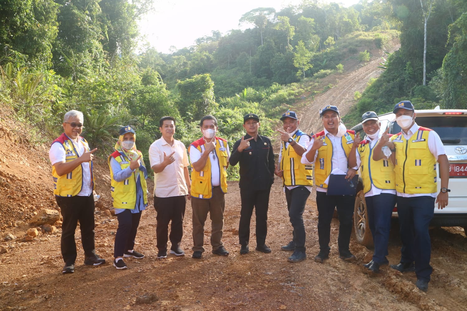 Wabup Wahyudi Harap Kementerian PUPR Tuntaskan Pembangunan Jalan Nanga Erak-Batas Kaltim 1