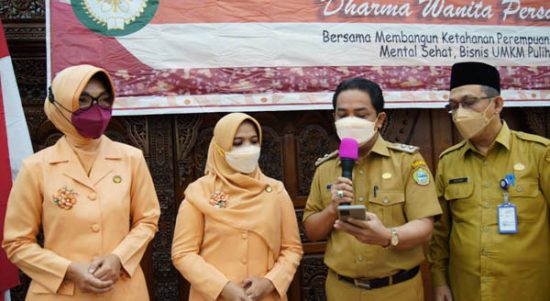 HUT ke-22, DWP Kota Pontianak Luncurkan Aplikasi Jelita