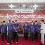 Bupati Martin Rantan Kukuhkan Pengurus Asosiasi Futsal Ketapang