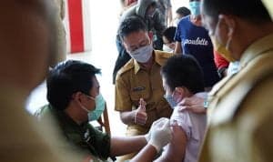 Pontianak Mulai Vaksinasi Anak, Wako Edi Kamtono Minta Dukungan Orang Tua dan Guru