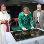Gubernur Kalbar Sutarmidji saat meresmikan gedung baru Universitas Widya Dharma Pontianak