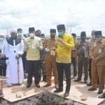 Letakan Batu Pertama Pembangunan Masjid Jami' Nurul Ghufron Sungai Melayu Rayak, Farhan Harap Bermanfaat