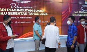 Wakil Wali Kota Pontianak Bahasan saat launching Pemilu Serentak 2024