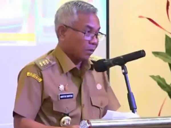 Bupati Ketapang Martin Rantan memberikan arahannya dalam Musrenbang RKPD Ketapang tahun 2023