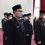Hary Agung resmi menjabat sebagai Kepala Dinas Kesehatan Provinsi Kalbar usai dilantik Gubernur Sutarmidji di Balai Petitih Kantor Gubernur