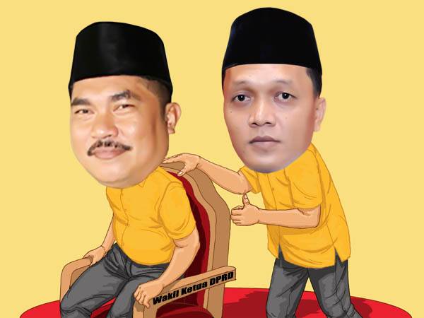 Ilustrasi Suharso dan Abdullah, yang berebut kursi pimpinan DPRD Kubu Raya
