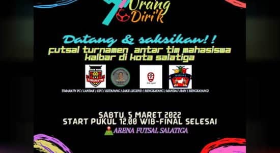 Mahasiswa Kalbar di Salatiga Jateng Gelar Turnamen Futsal Bertajuk Trofeo Urang Dirik