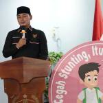 Wakil Bupati Kapuas Hulu Wahyudi Hidayat memberikan sambutannya dalam Rembuk Stunting Kapuas Hulu