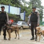 Patroli Perbatasan RI-Malaysia, Polda Kalbar Pakai Anjing Pelacak 5