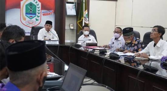 Wakil Bupati Kapuas Hulu Wahyudi Hidayat memimpin diskusi ekspose persiapan MTQ XXIX Kapuas Hulu