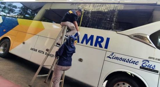 Tim Labfor Mabes Polri Turun Tangan Selidiki Kasus Bus Damri yang Ditembak OTK di Kubu Raya