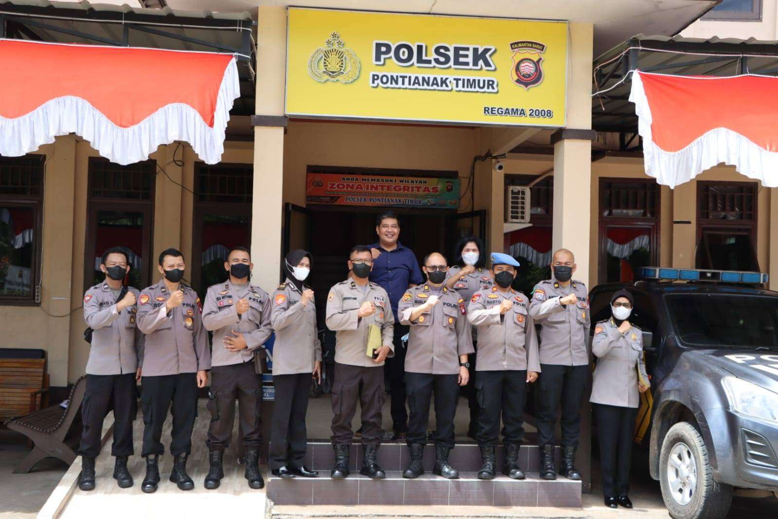Polresta Pontianak  mengadakan lomba kebersihan mako dan polsek jajaran dalam rangka memeriahkan Hari Bhayangkara ke-76 yang jatuh pada tanggal 1 Juli 2022 mendatang. (Foto: Istimewa)