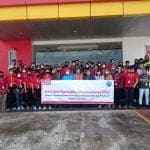 Kurang lebih 100 karyawan Alfamart Pontianak mendapat penyuluhan dari BNN Kabupaten Kubu Raya, pada Rabu (29/06/2022) kemarin. (Foto: Istimewa)