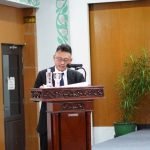 Wali Kota Pontianak Edi Rusdi Kamtono menyampaikan pidato pengantar dalam penyampaian Raperda tentang Pertanggungjawaban Pelaksanaan APBD Kota Pontianak Tahun Anggaran 2021