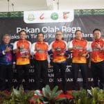 Kontingen Perbakin Kubu Raya kembali menorehkan prestasi dengan memborong 6 gelar juara sekaligus pada Kejuaraan Menembak "Kajati Cup" 2022 yang digelar oleh Kejaksaan Tinggi (Kejati) Kalimantan Barat. (Foto: Istimewa)