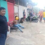 Kori (40 tahun) saat diamankan warga Pontianak Selatan, Senin (18/07/2022) siang. (Foto: Istimewa)