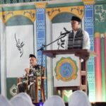 Wakil Bupati Kapuas Hulu, Wahyudi Hidayat saat memberikan sambutan dalam acara penutupan kegiatan Khutbatul Iftitah di Pesantren Al-Jihad, Sabtu (30/07/2022). (Foto: Istimewa)