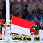Upacara Peringatan Detik-Detik Proklamasi dalam rangka Hari Ulang Tahun (HUT) ke-77 Kemerdekaan Republik Indonesia di Istana Merdeka (Foto: Setpres/Istimewa)