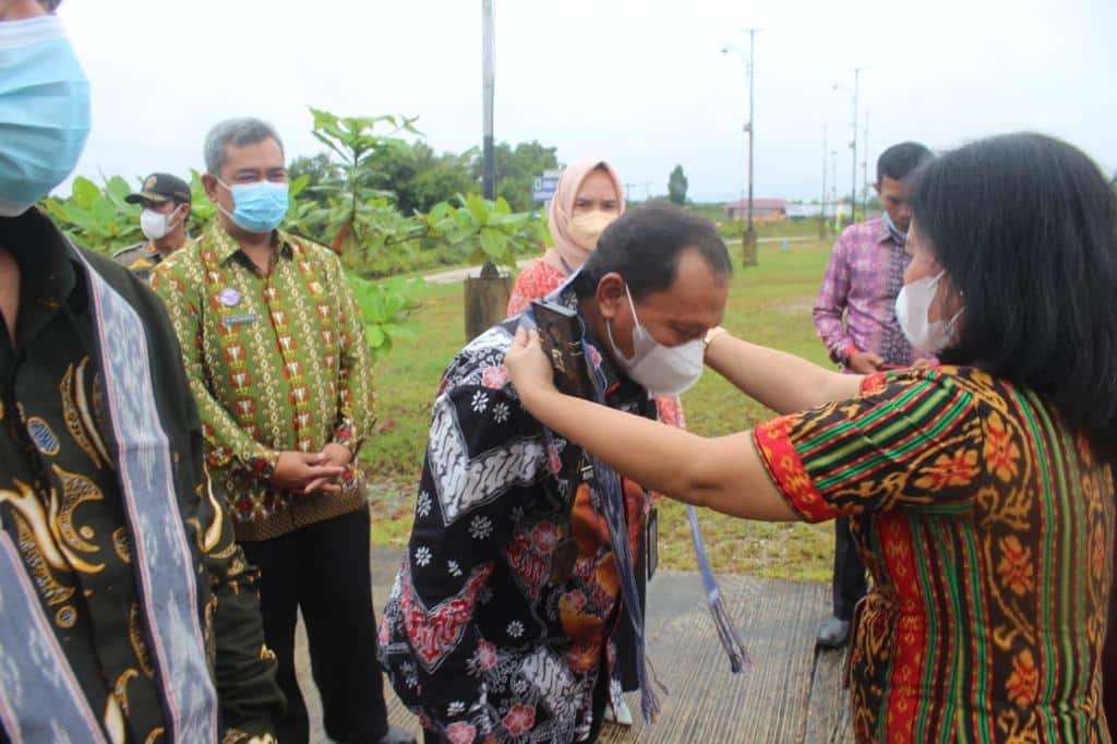 Sekretaris Daerah Kabupaten Kapuas Hulu, Mohd Zaini menghadiri acara visitasi Pendayagunaan Dokter Spesialis (PDGS) di RSUD Semitau. (Foto: Istimewa)