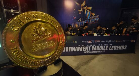 HFX Esport berhasil mengkandaskan perlawanan Tim DMK dengan skor 2-0 tanpa balas dalam kejuaraan esport Turnamen Mobile Legends Piala Gubernur Kalbar, Sabtu (27/08/2022). (Foto: Istimewa)
