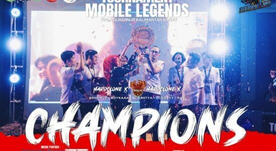 Grand final event E-sport Journalist Pontianak Tournament Mobile Legend Piala Gubernur Kalbar berlangsung dramatis, Minggu (28/08/2022) malam. (Foto: Istimewa)