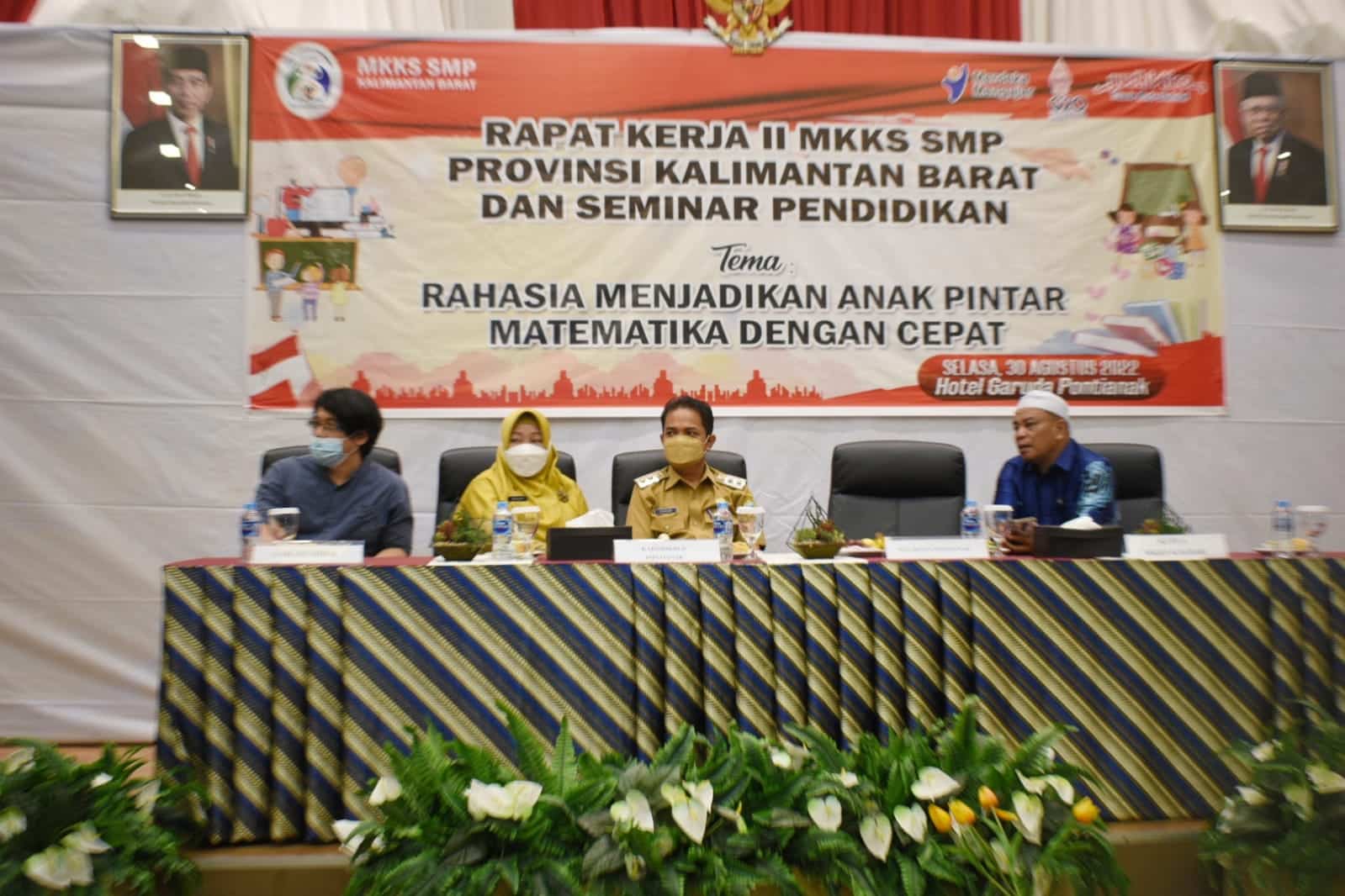 Wakil Wali Kota Pontianak, Bahasan membuka Raker II MKKS SMP se-Kalbar. (Prokopim For KalbarOnline.com)