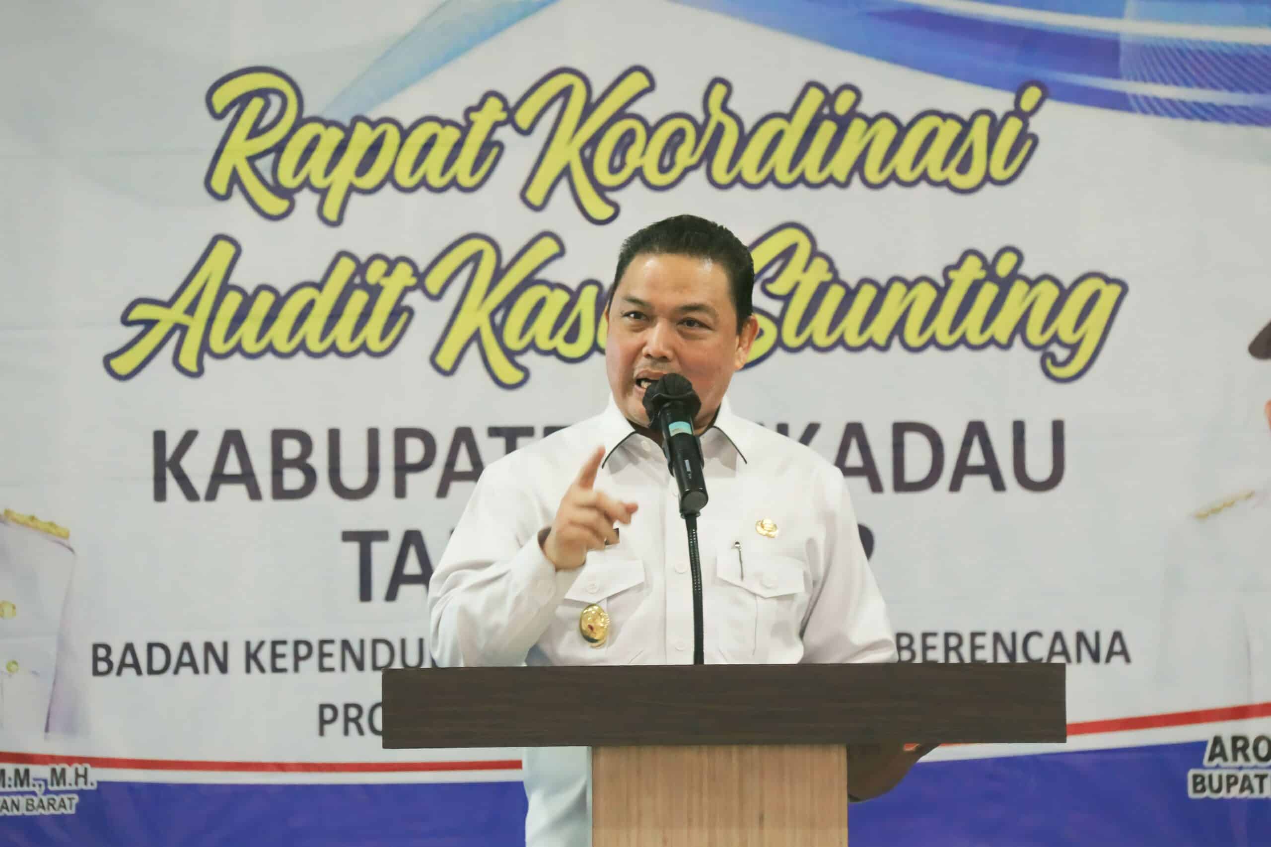 Wakil Gubernur Kalbar yang juga Ketua TP2S Provinsi Kalbar, Ria Norsan membuka secara resmi Rapat Koordinasi Tim Audit Kasus Stunting (AKS), di Hotel Vinca Borneo Kabupaten Sekadau, Rabu (14/09/2022). (Foto: Biro Adpim for KalbarOnline.com)