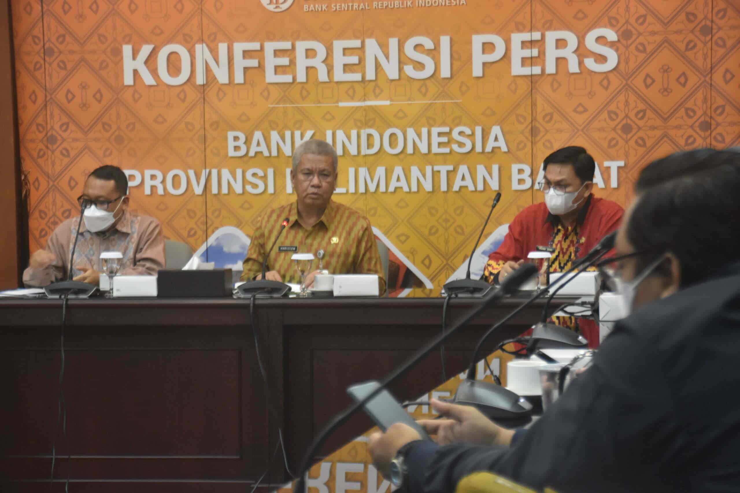 Acara Media Briefing Kegiatan Kick Off Gerakan Nasional Pengendalian Inflasi Pangan (GNPIP) Kalimantan Barat, di Kantor BI Kalbar, Kamis (15/09/2022). (Foto: Biro Adpim For KalbarOnline.com)
