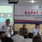Wakil Gubernur Kalbar, Ria Norsan menghadiri rapat percepatan penurunan stunting, di Aula Bappeda Kabupaten Kapuas Hulu, Rabu (31/08/2022). (Istimewa)
