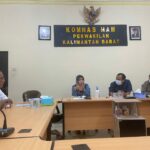 Proses aduan yang dilakukan Jan Purdy Rajagukguk di Kantor Komnas HAM Kalbar, Kamis (08/09/2022). (Foto: Istimewa)