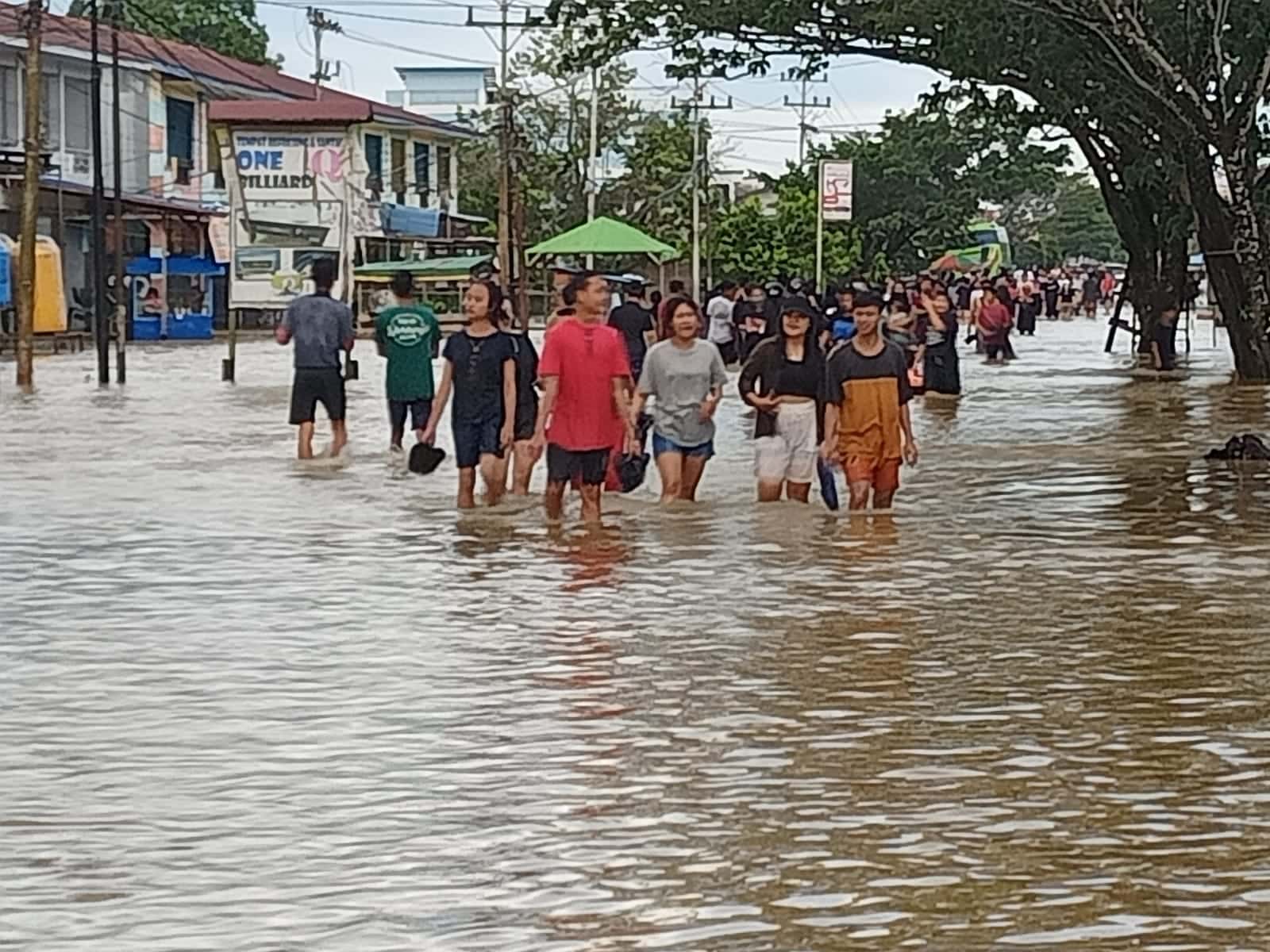 Ilustrasi banjir. (Foto: Istimewa)