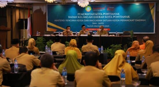 Asistensi RKA-SKPD Kota Pontianak Tahun Anggaran 2023, di Hotel Mahkota, Jalan Sidas, Senin (12/09/2022). (Foto: Prokopim For KalbarOnline.com)