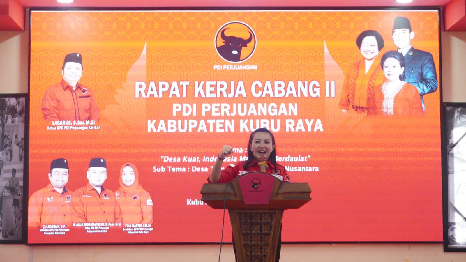 Sekretaris DPD PDI Perjuangan Kalbar, Karolin Margret Natasa. (Foto: Istimewa)