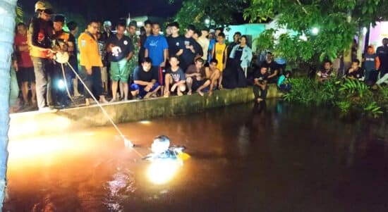 Lokasi tenggelamnya korban berada di Jalan Semai, Kelurahan Sungai Garam, Kota Singkawang. (Foto: Istimewa)