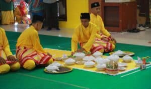 Festival Saprahan Tingkat Pelajar SMP Negeri se-Kota Pontianak. (Foto: Kominfo For KalbarOnline.com)