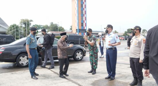 Wapres Ma'ruf Amin melakukan kunjungan kerja ke Pontianak, Kalimantan Barat (Kalbar), Rabu (21/09/2022). (Foto: Istimewa)