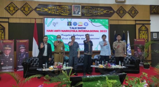Kepala Dinas Kesehatan Provinsi Kalimantan Barat, Hary Agung Tjahyadi menghadiri kegiatan "Talkshow HANI Tahun 2022" di Aula Kanwil Kemenkumham Kalbar, Kota Pontianak, Selasa (06/07/2022). (Foto: Dinkes Kalbar For KalbarOnline.com)