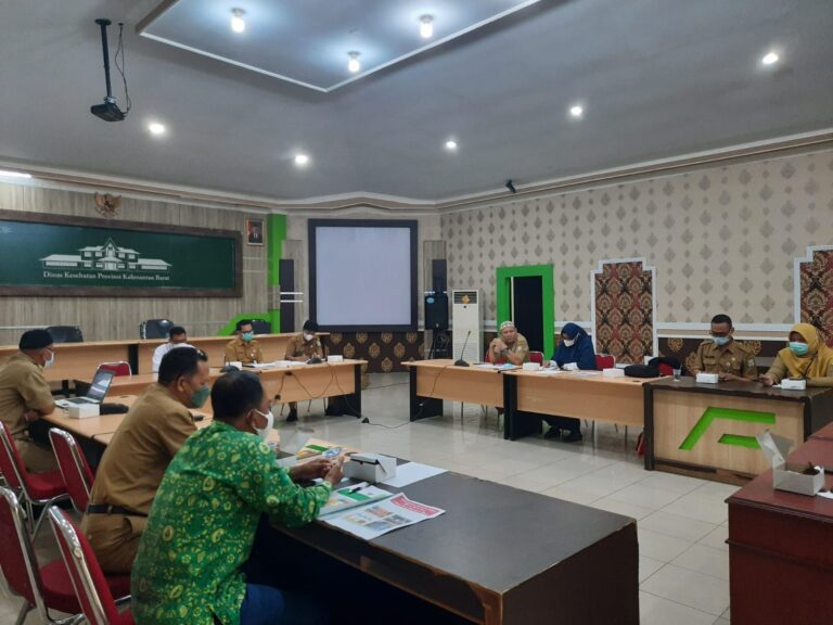 Suasana FGD 5 Pilar Sanitasi Total Berbasis Masyarakat (STBM), di Aula Khatulistiwa II Dinas Kesehatan Provinsi Kalimantan Barat, Selasa (19/07/2022). (Foto: Dinkes Kalbar For KalbarOnline.com)