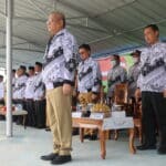 Sekda Kalbar, Harisson menghadiri Porseni Guru se-Kalimantan Barat dalam rangka memperingati HUT ke-77 PGRI dan HGN tahun 2022. (Foto: Biro Adpim For KalbarOnline.com)